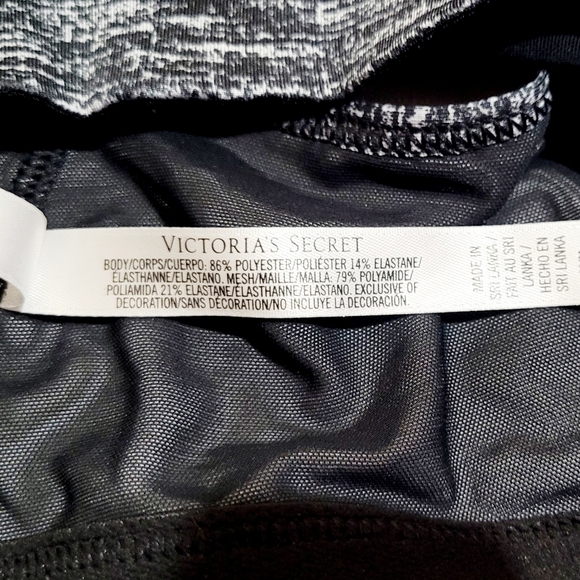 VSX Victoria's Secret Womens Medium Gray Athletic Workout Sports Bra - Picture 4 of 6